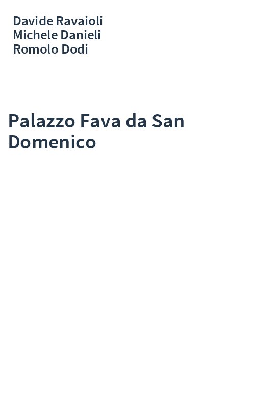 Palazzo Fava da San Domenico