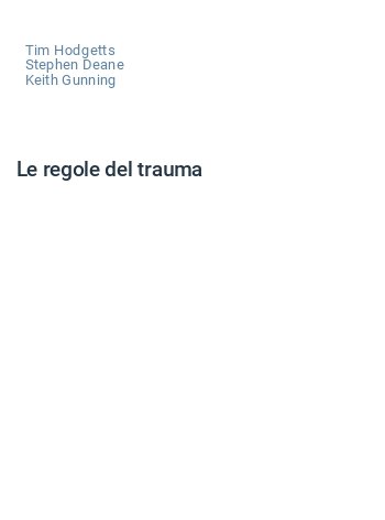 Le regole del trauma