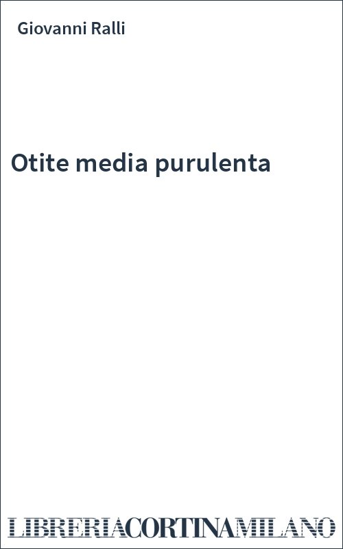 Otite media purulenta