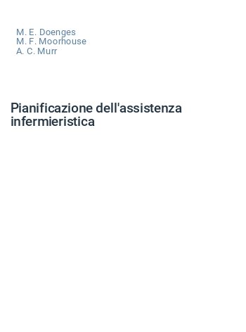 Pianificazione dell'assistenza infermieristica