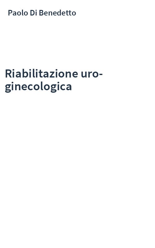 Riabilitazione uro-ginecologica
