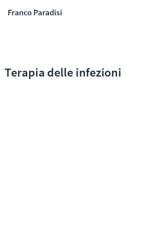 Terapia delle infezioni