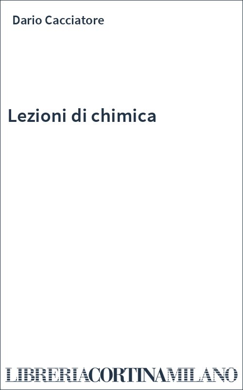 Lezioni di chimica