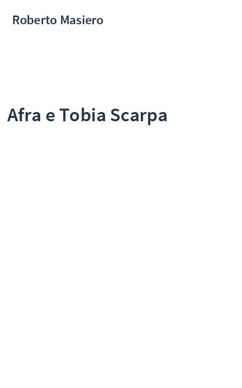Afra e Tobia Scarpa