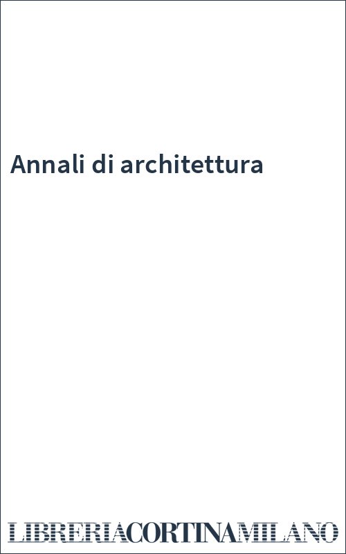 Annali di architettura