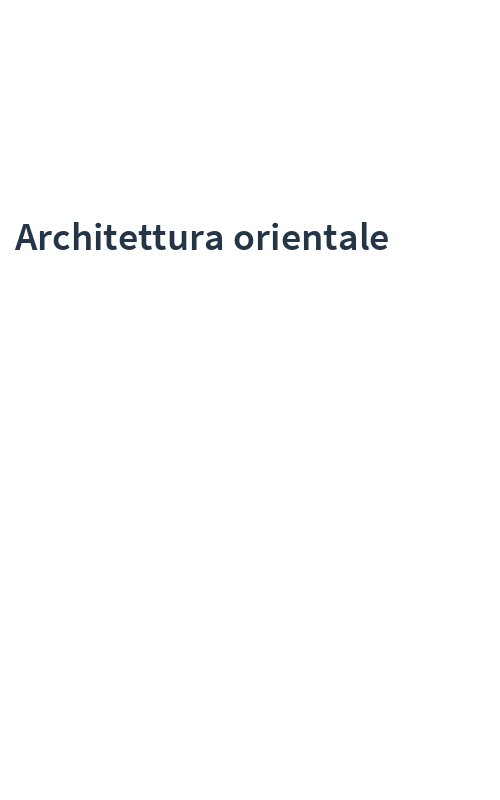 Architettura orientale