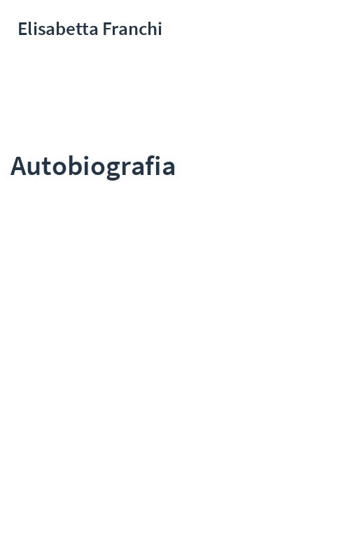 Autobiografia