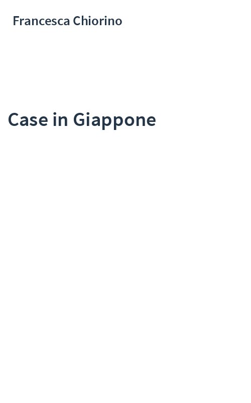 Case in Giappone