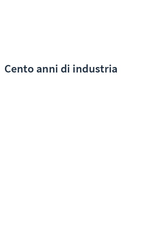 Cento anni di industria