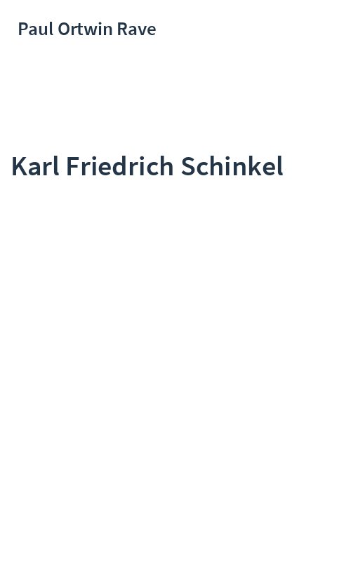 Karl Friedrich Schinkel