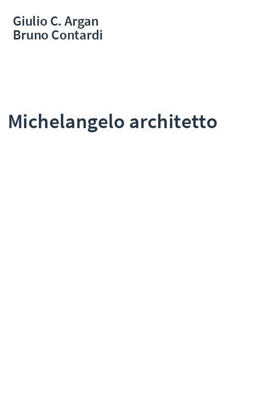 Michelangelo architetto