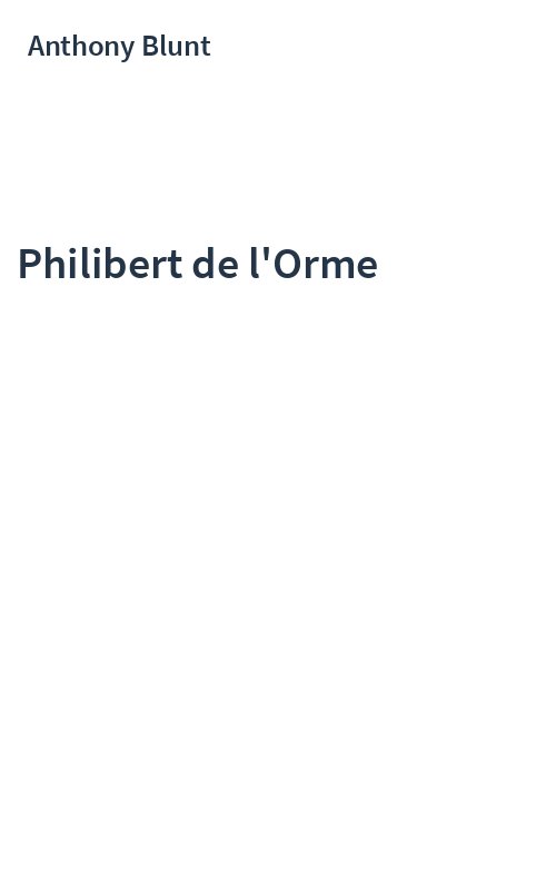 Philibert de l'Orme