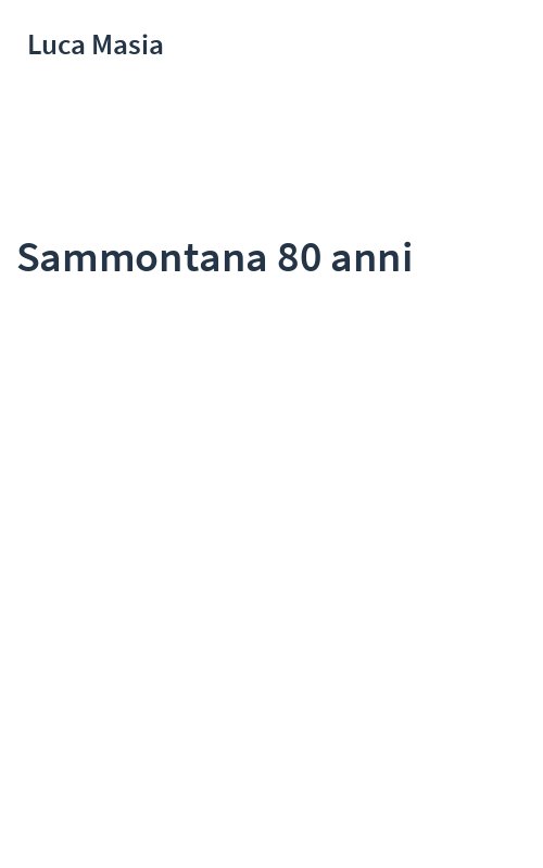 Sammontana 80 anni