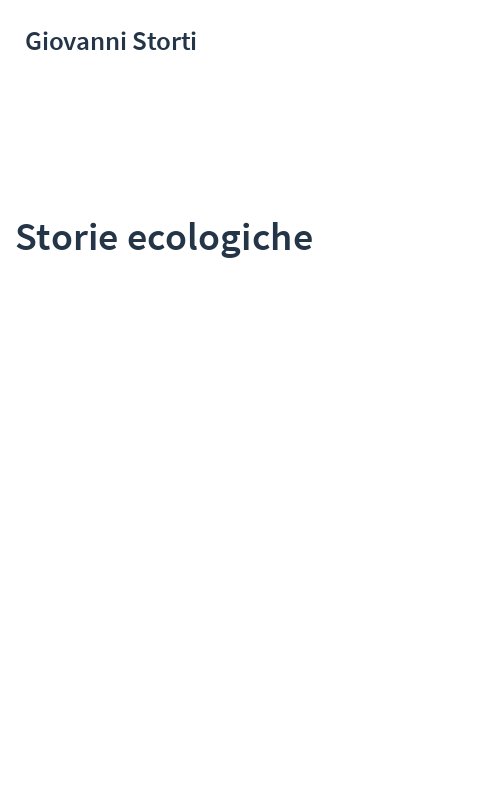 Storie ecologiche