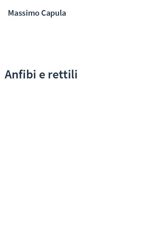 Anfibi e rettili