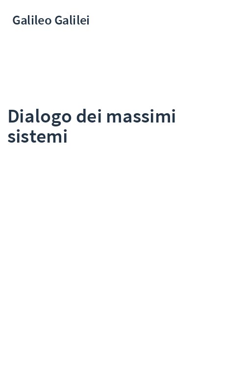 Dialogo dei massimi sistemi