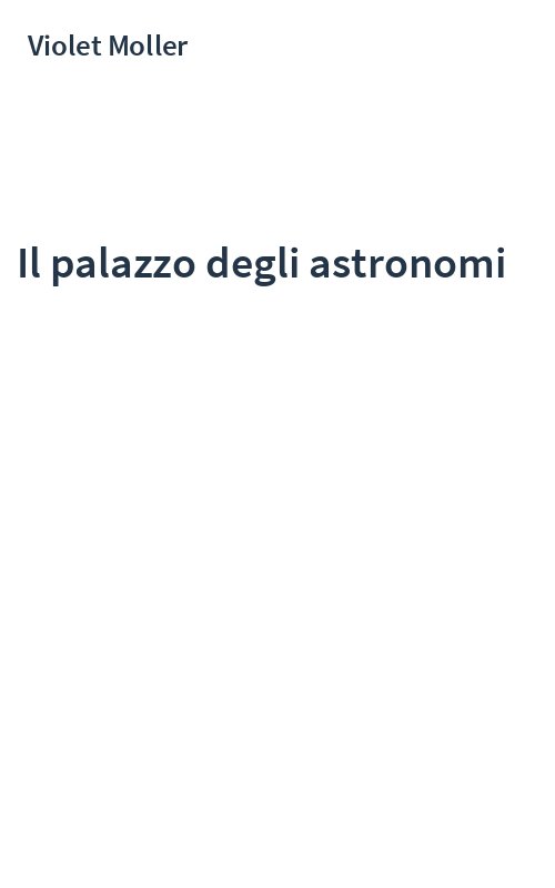 Il palazzo degli astronomi