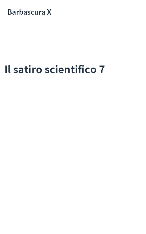 Il satiro scientifico 7