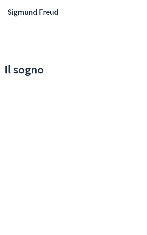 Il sogno