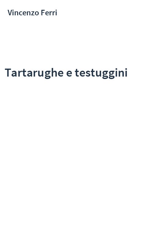 Tartarughe e testuggini