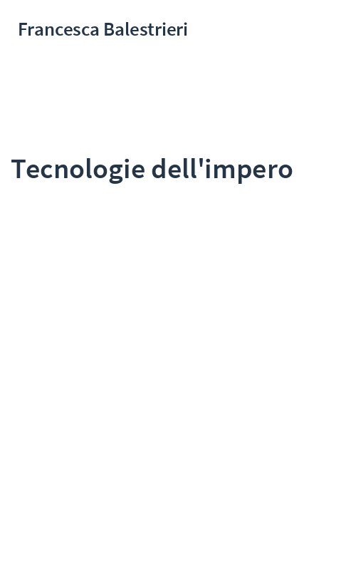 Tecnologie dell'impero