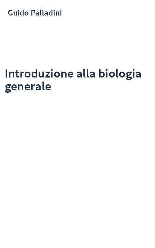 Introduzione alla biologia generale