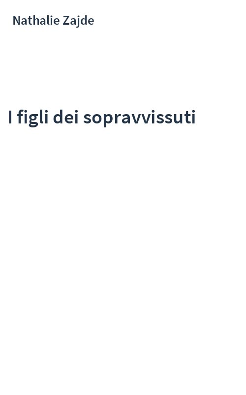 I figli dei sopravvissuti