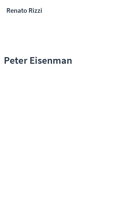 Peter Eisenman