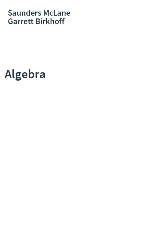 Algebra