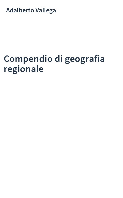 Compendio di geografia regionale