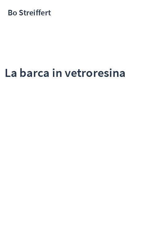 La barca in vetroresina
