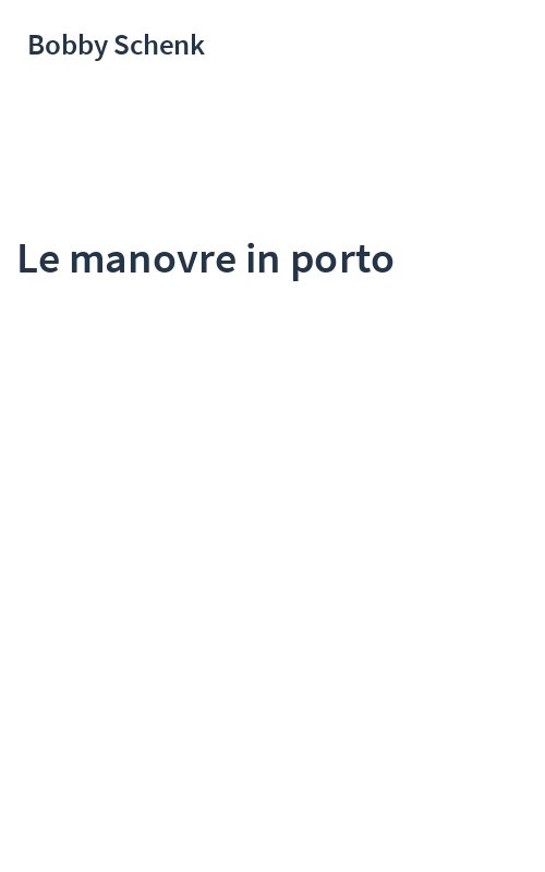 Le manovre in porto