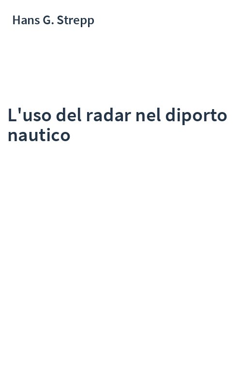 L'uso del radar nel diporto nautico