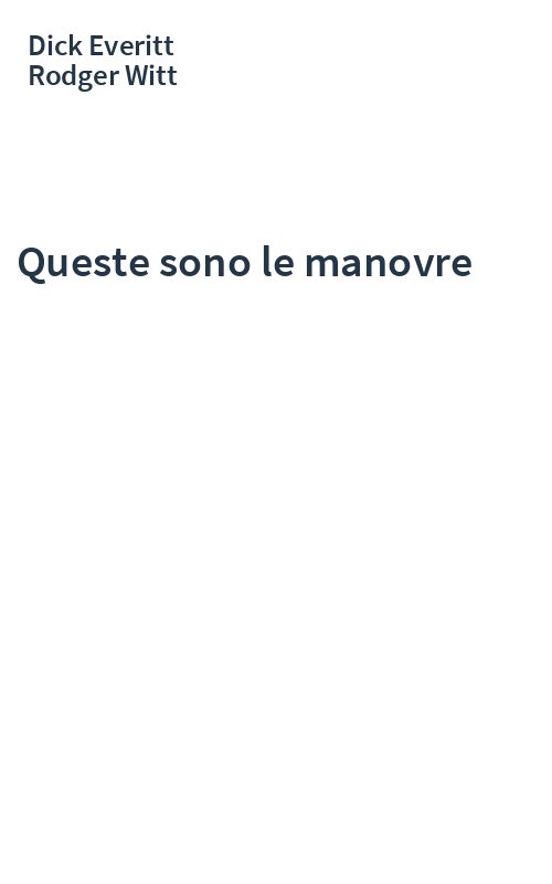 Queste sono le manovre