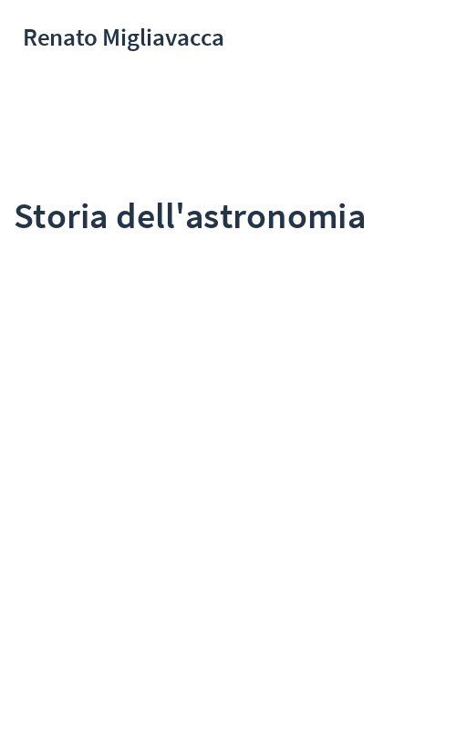 Storia dell'astronomia