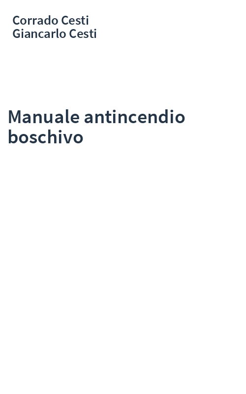 Manuale antincendio boschivo