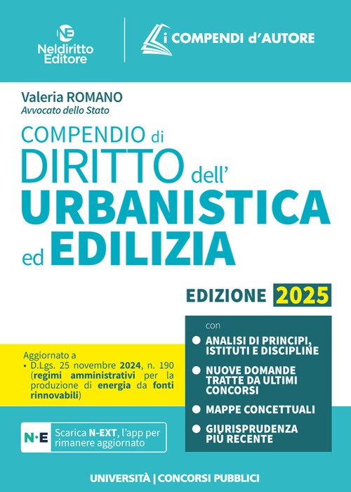 Compendio di diritto dell'urbanistica e dell'edilizia 2025
