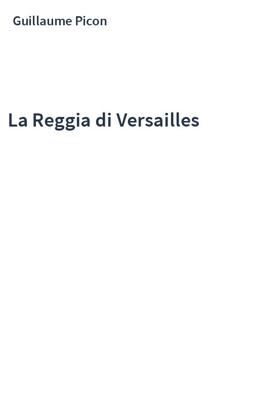 La Reggia di Versailles