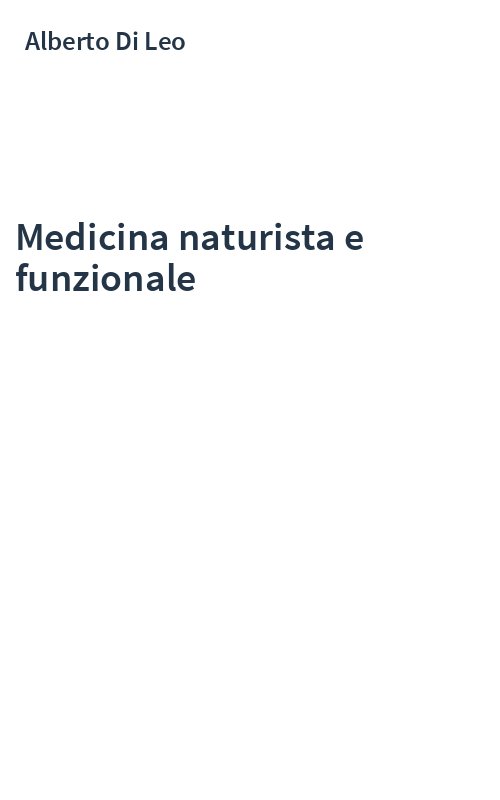 Medicina naturista e funzionale