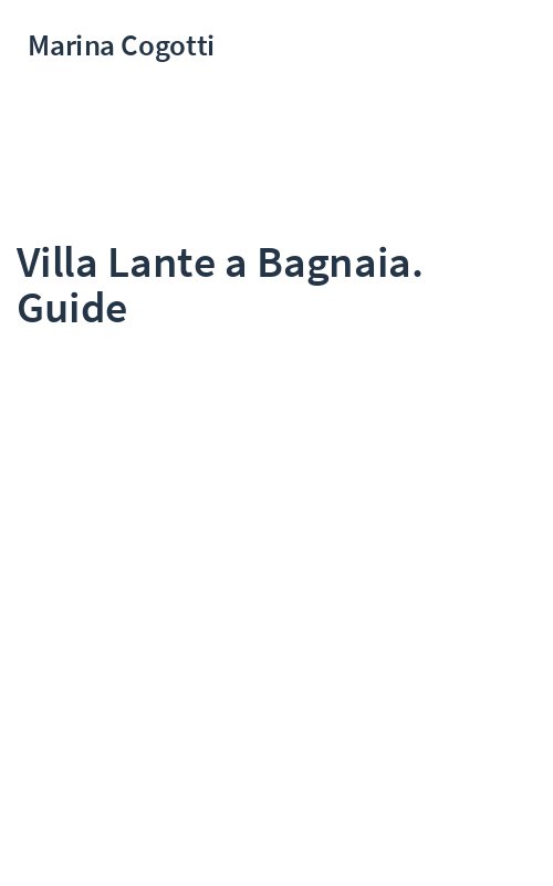 Villa Lante a Bagnaia. Guide
