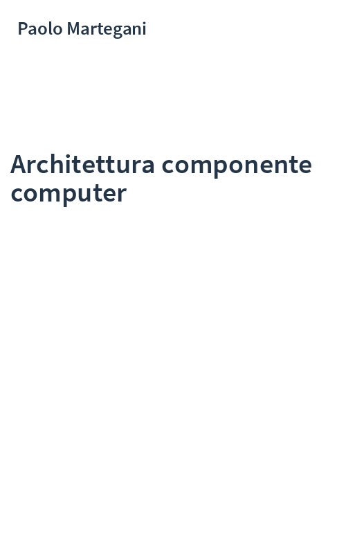Architettura componente computer