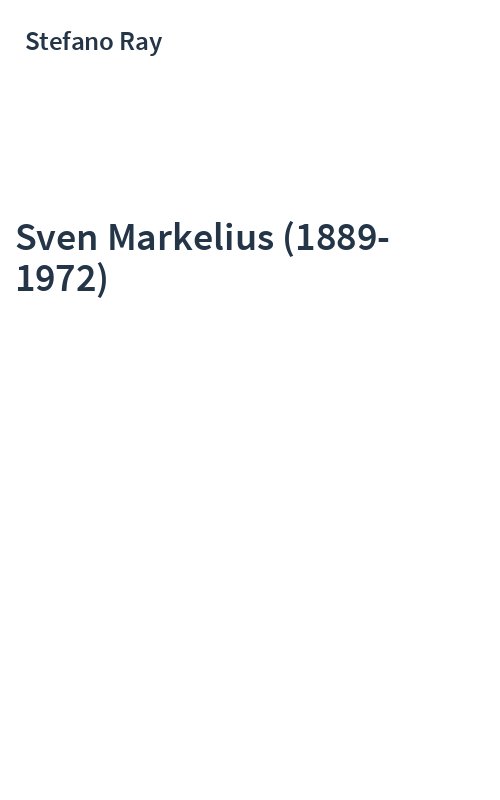 Sven Markelius (1889-1972)