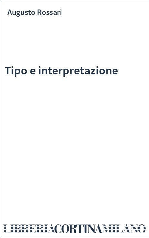 Tipo e interpretazione