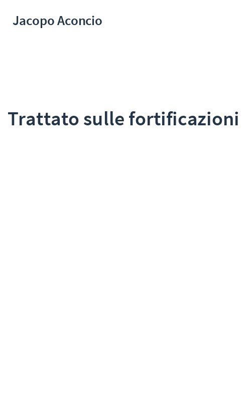 Trattato sulle fortificazioni