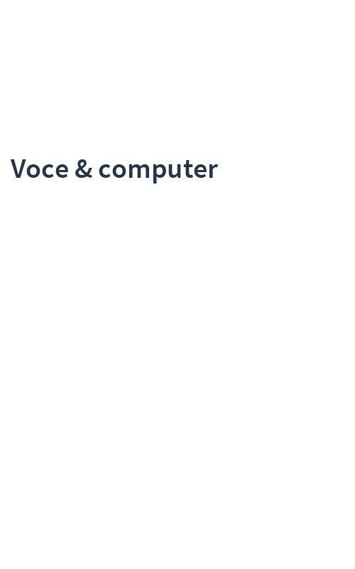 Voce & computer