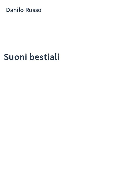 Suoni bestiali
