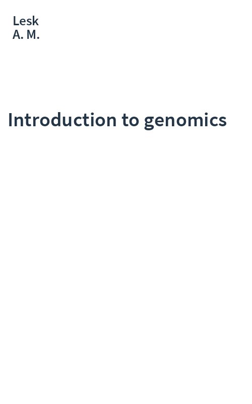 Introduction to genomics