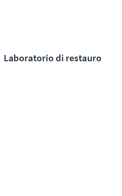 Laboratorio di restauro