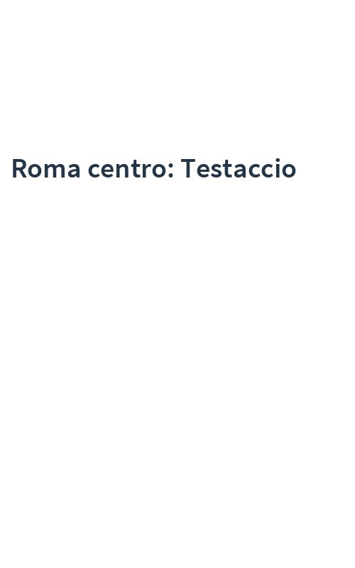 Roma centro: Testaccio