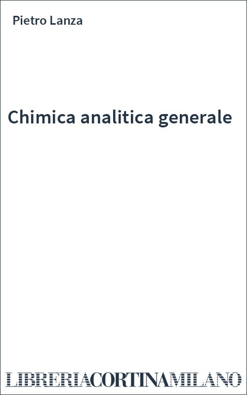 Chimica analitica generale